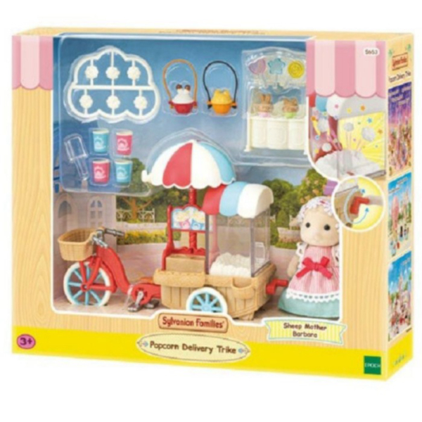 

Unik Mainan Boneka Sylvanian Families Popcorn Delivery Trike Kereta Jualan Diskon