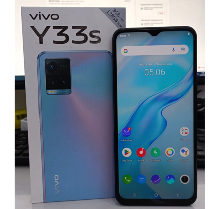 VIVO Y33s 8+4/128 SECOND FULSET NO MINUS GARANSI