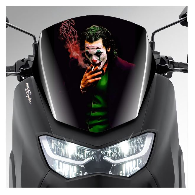 Stiker Visor Old nmax 2015 2019- New Nmax 2020 2021 2022 2023- NMAX TURBO Joker Smoking