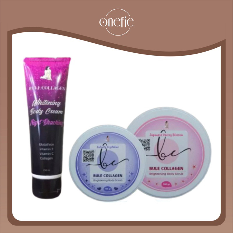 [ READY STOCK ] BODY SCRUB &amp; BLEACHING BADAN BULE COLLAGEN BPOM