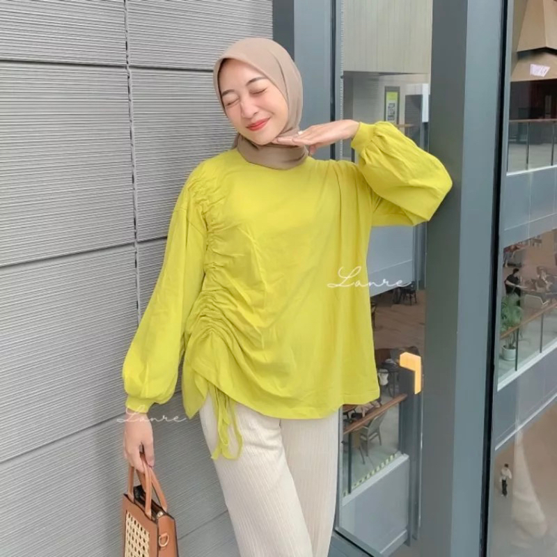 Alena Blouse Serut Airflow - Cirebon Cloth