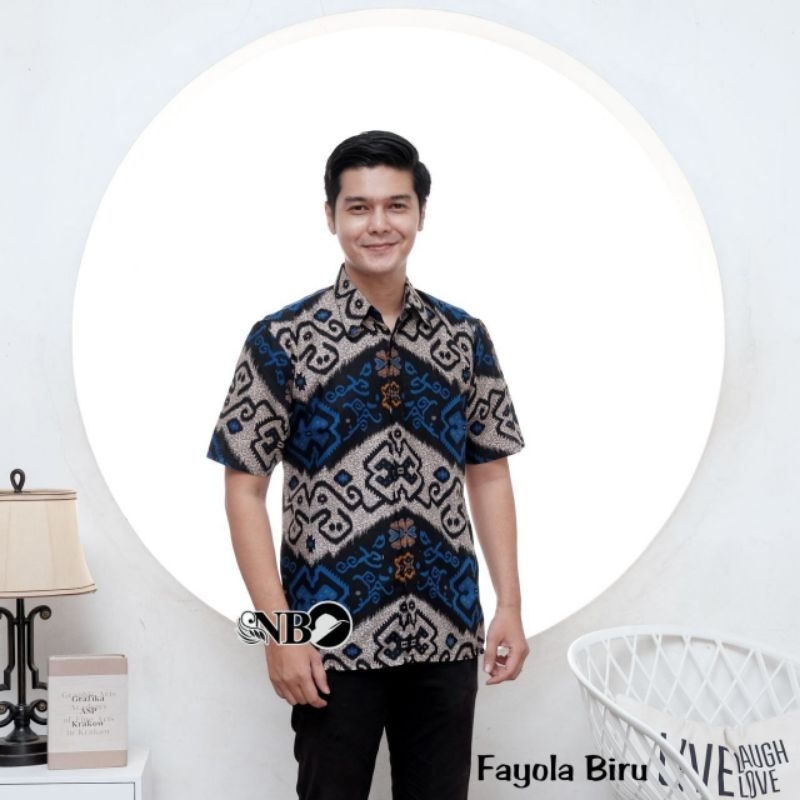 Terbaru atasan batik Couple bahan katun prima adem halus motif FAYOLA