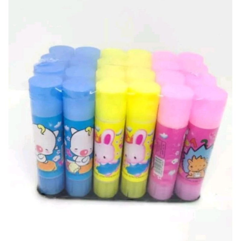 

1 PAK/24 PCS GLUE STICK FANCY/LEM STIK KECIL 10 GRAM