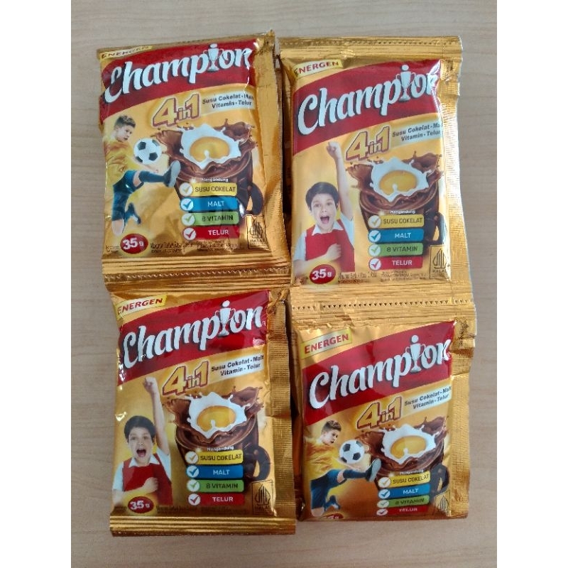 

Champion Minuman coklat