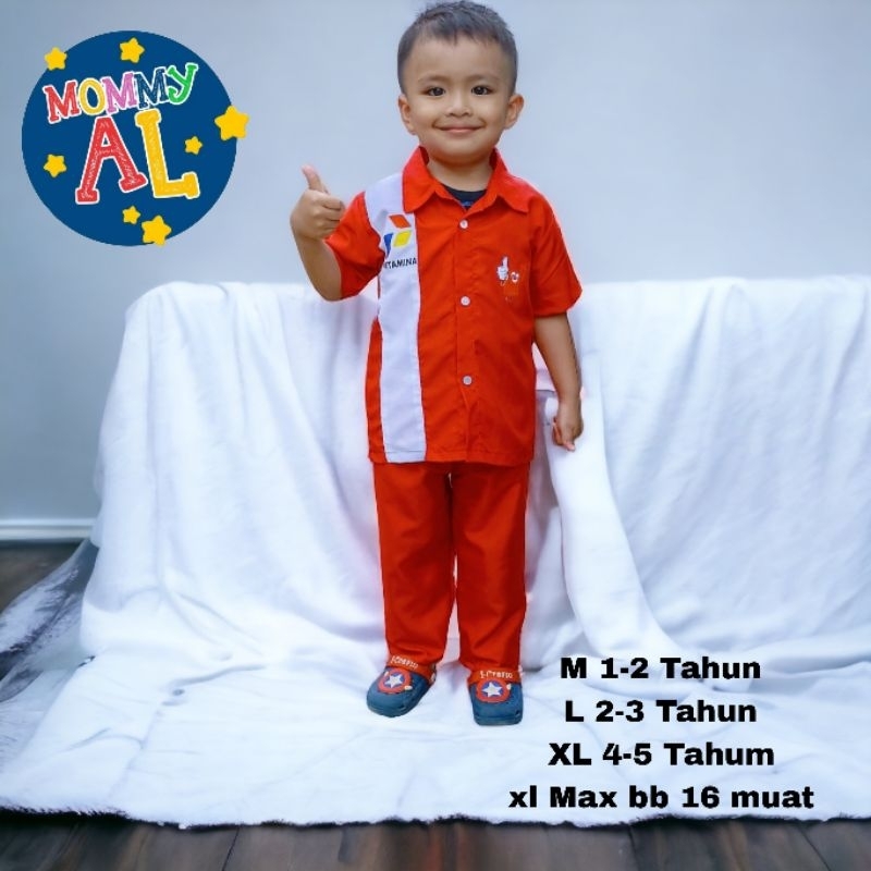 Setelan Baju anak SPBU/baju Spbu/baju spbu laki/Baju anak Dokter anak laki laki/dokter anak baju/kostum anak/kostum anak perempuan/kostum anak laki laki/kostum anak dinosaurus/baju profesi anak perempuan/baju profesi anak laki lak