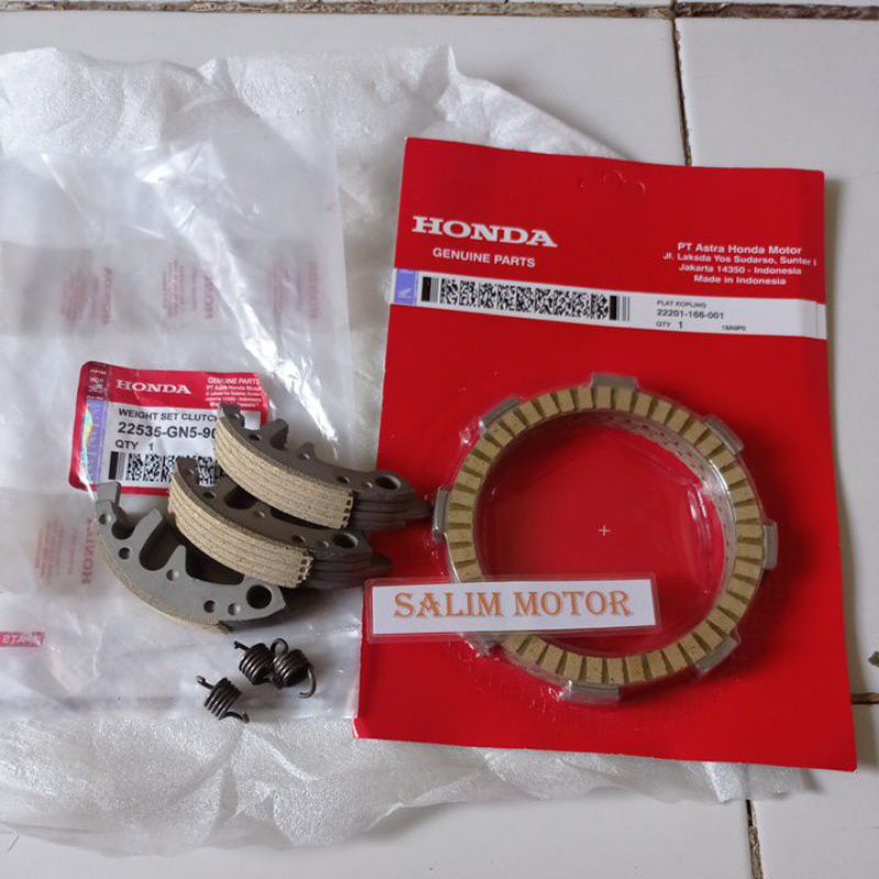 Kampas Kopling Set Plus Kampas Ganda Grand Astrea Supra Lama Kualitas Ori