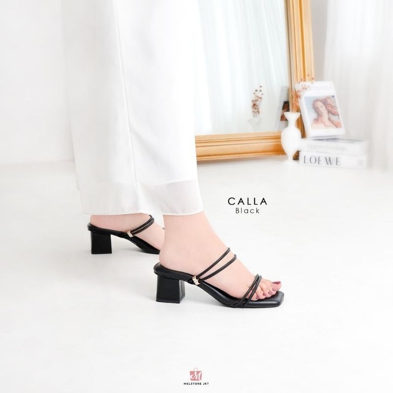 Damelia Melstore jkt official shop Sandal heels wanita calla DAMELIA MELSTORE JKT OFFICIAL SHOP
