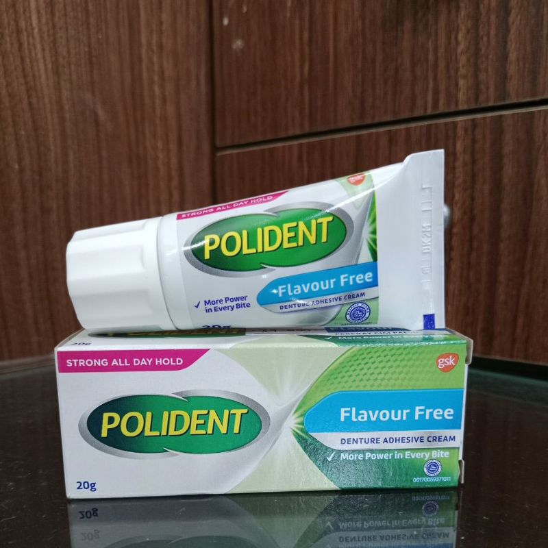 Polident Flavour Free 20g - Lem Gigi Palsu