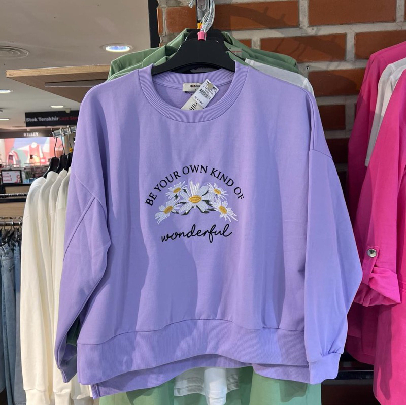 DETAILS Sweater Wanita Oversize S - XL