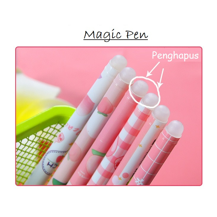 

6pcs Pena Pulpen Pen Magic Bisa Dihapus GoK-ST0348