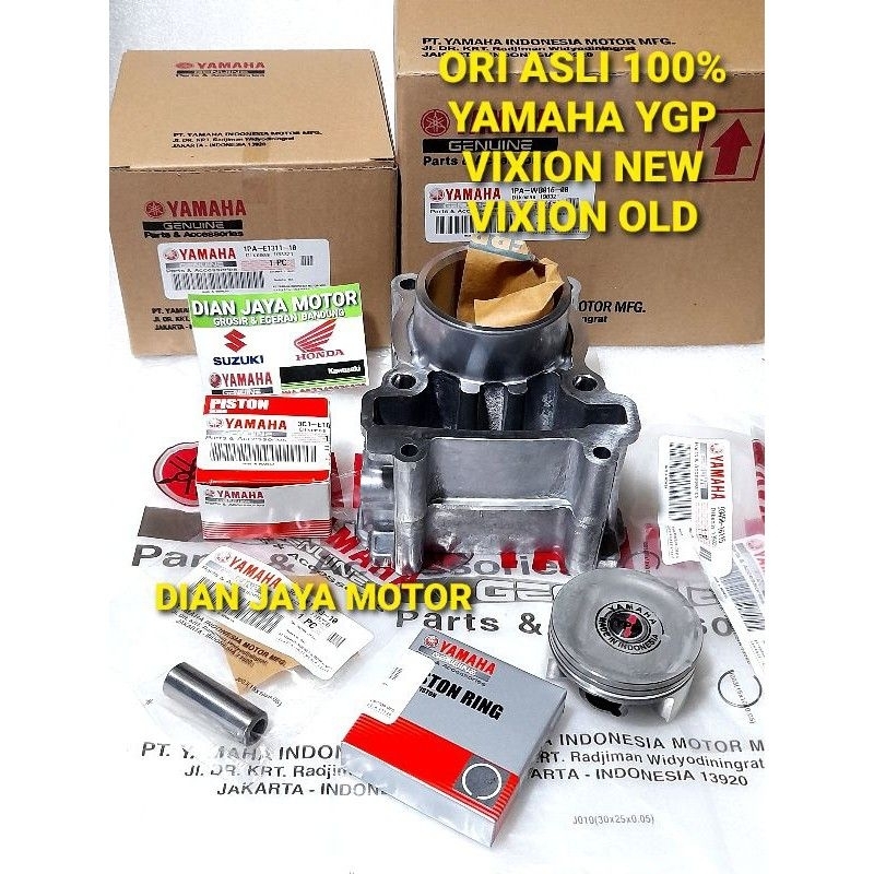 Boring Original Yamaha Genuine Parts Kode Part 1PA Vixion Old Blok Seher Paket Yamaha Vixion New CYL