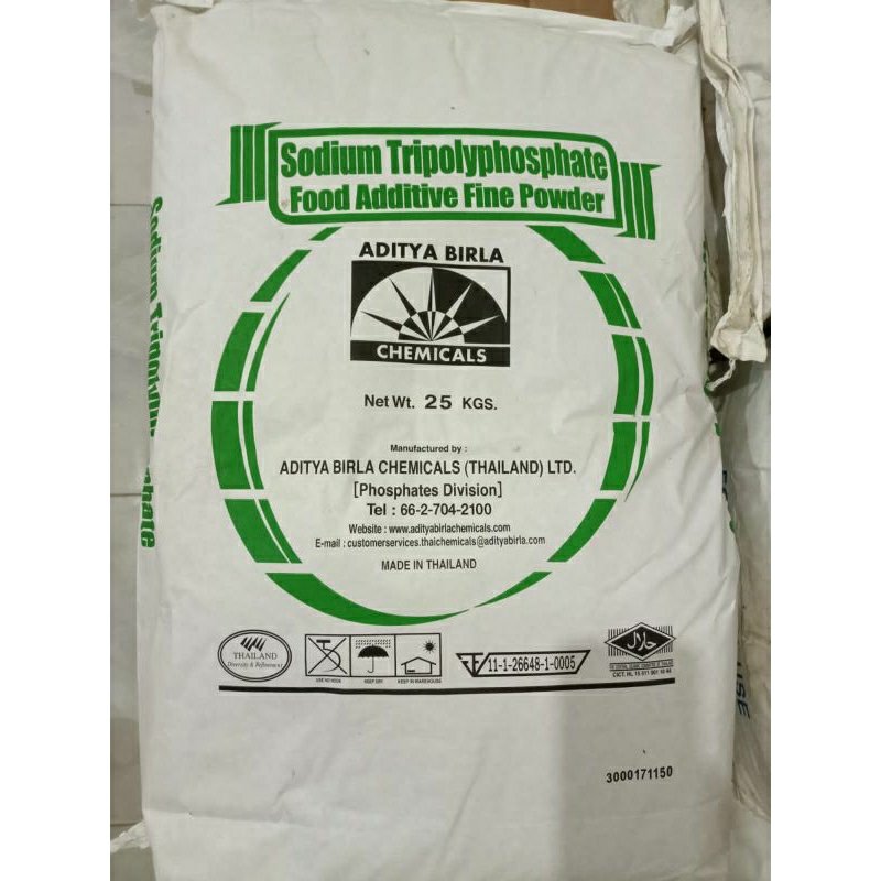 

STPP sodium tripolyphosphate 25kg - pengenyal bakso