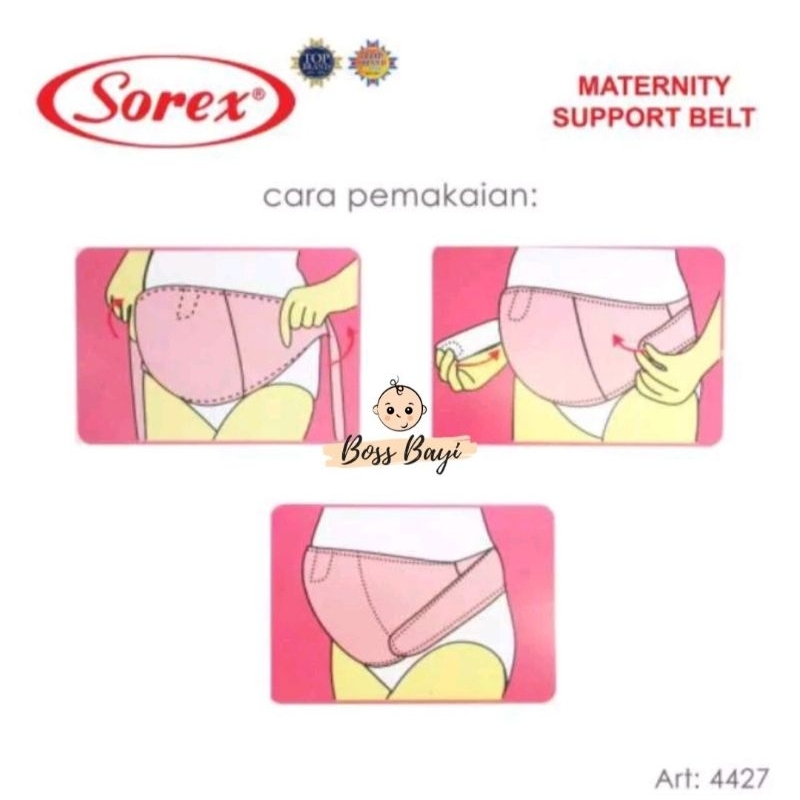 SOREX - Korset Hamil / Korset Penyangga Perut Ibu Hamil / Maternity Corset Belt  4427