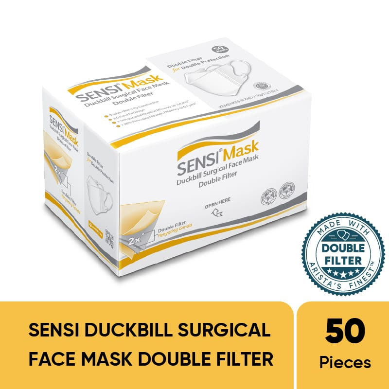 SENSI - Masker Duckbill | Masker Sensi Duckbill isi 50 pcs