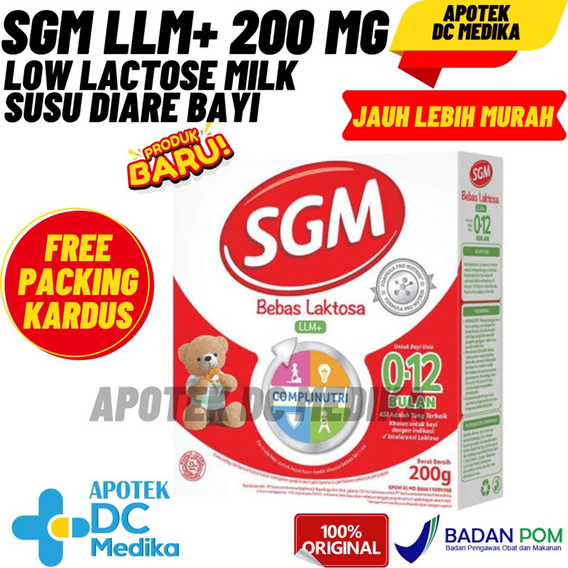 Susu sgm llm bebas laktosa / susu bebas laktosa / susu untuk diare