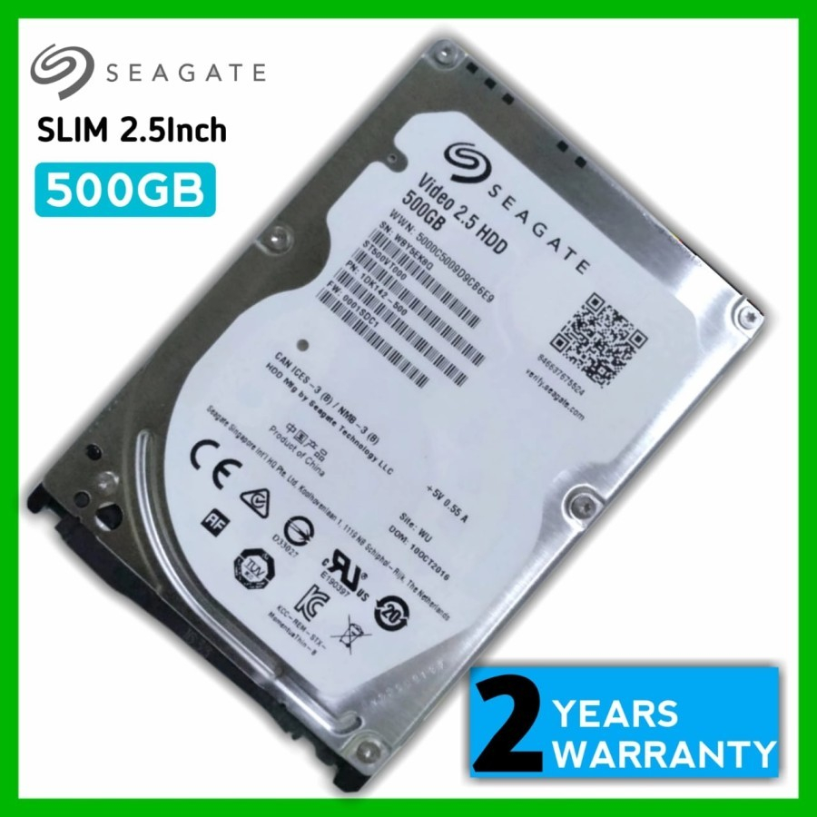seagate Barracuda 2.5 500 gb garansi 1 tahun