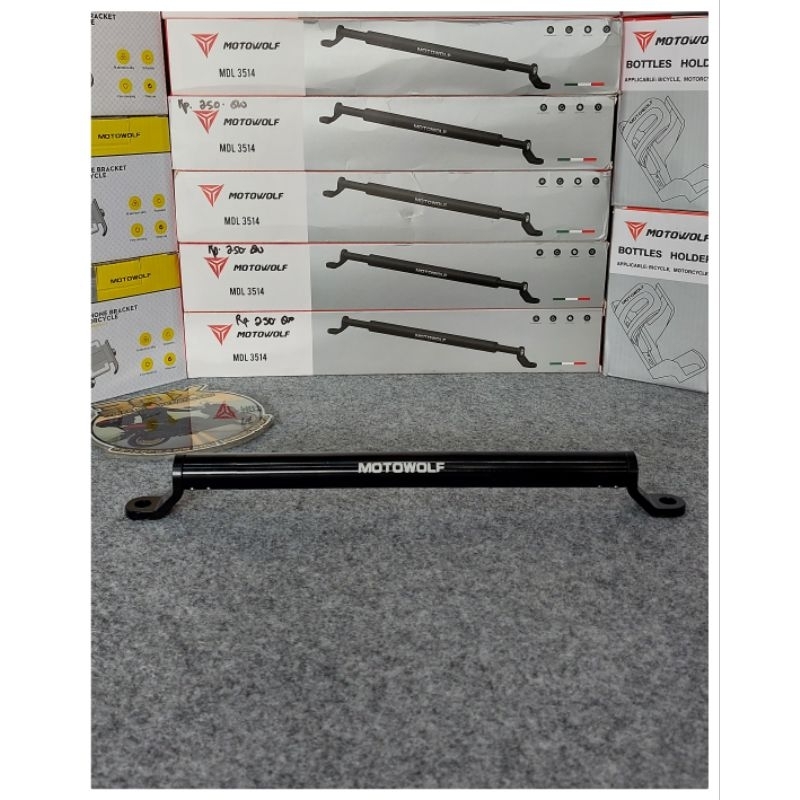 Motowolf Breket Spion / Plang Stang / Breket Stang / Breket dudukan Holder / Crossbar Stang Motowolf