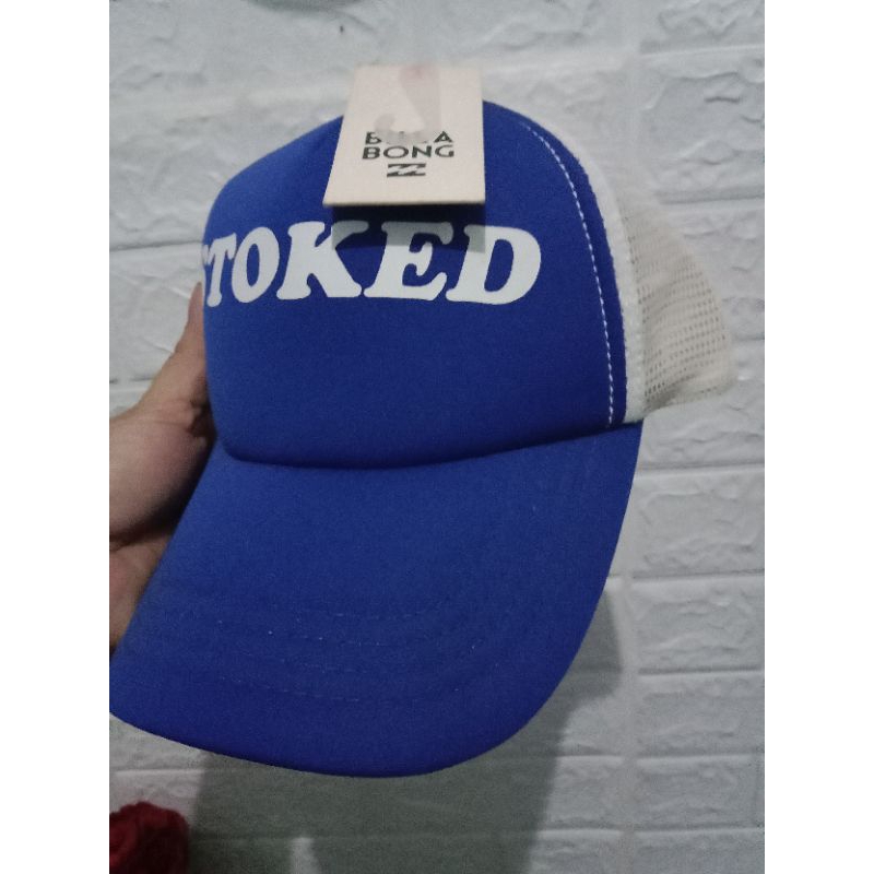 Topi billabong Jaring Blue pasific original