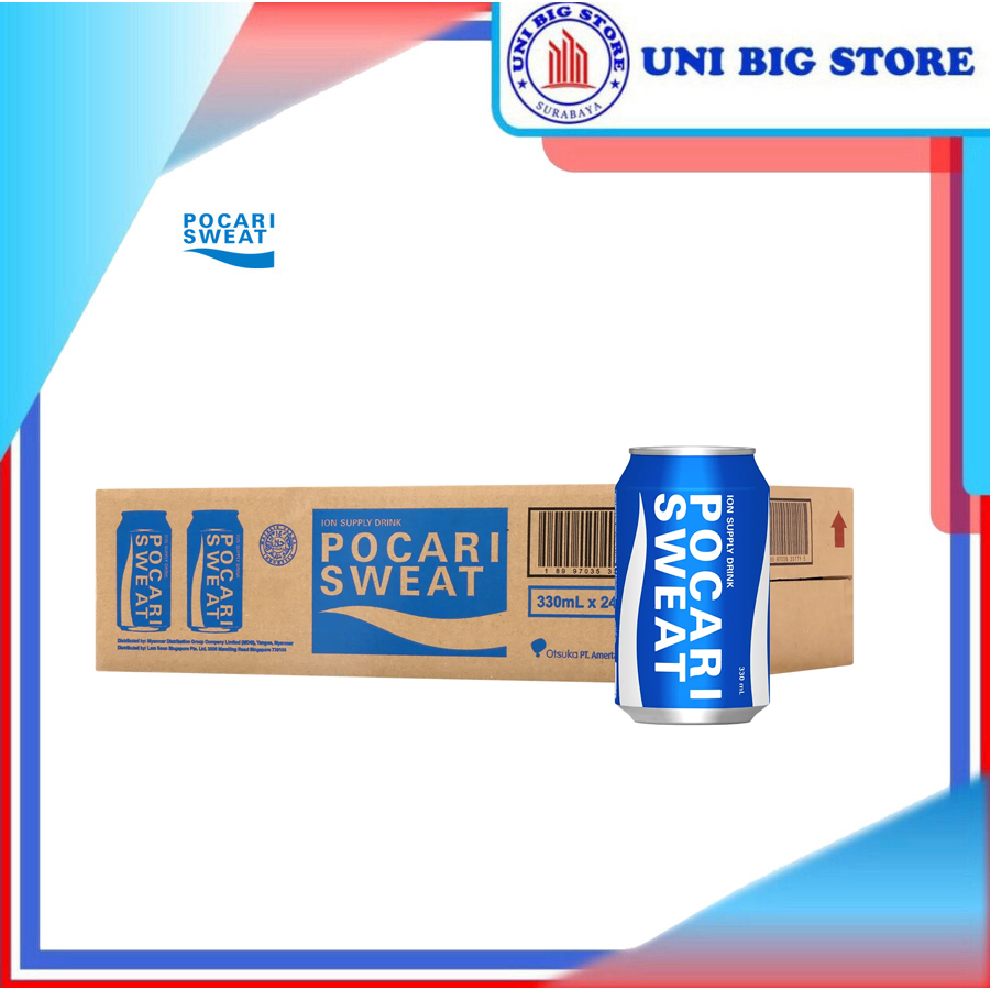 

Pocari Sweat Drink Can 330 mL x 24 Kaleng DUS Ion Supply Drink