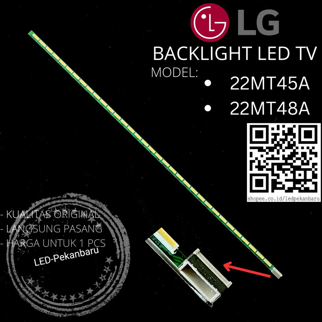 BACKLIGHT LED TV LG 22MT45 22MT48 22MT45A 22MT48A 22 INC SMD LAMPU BL
