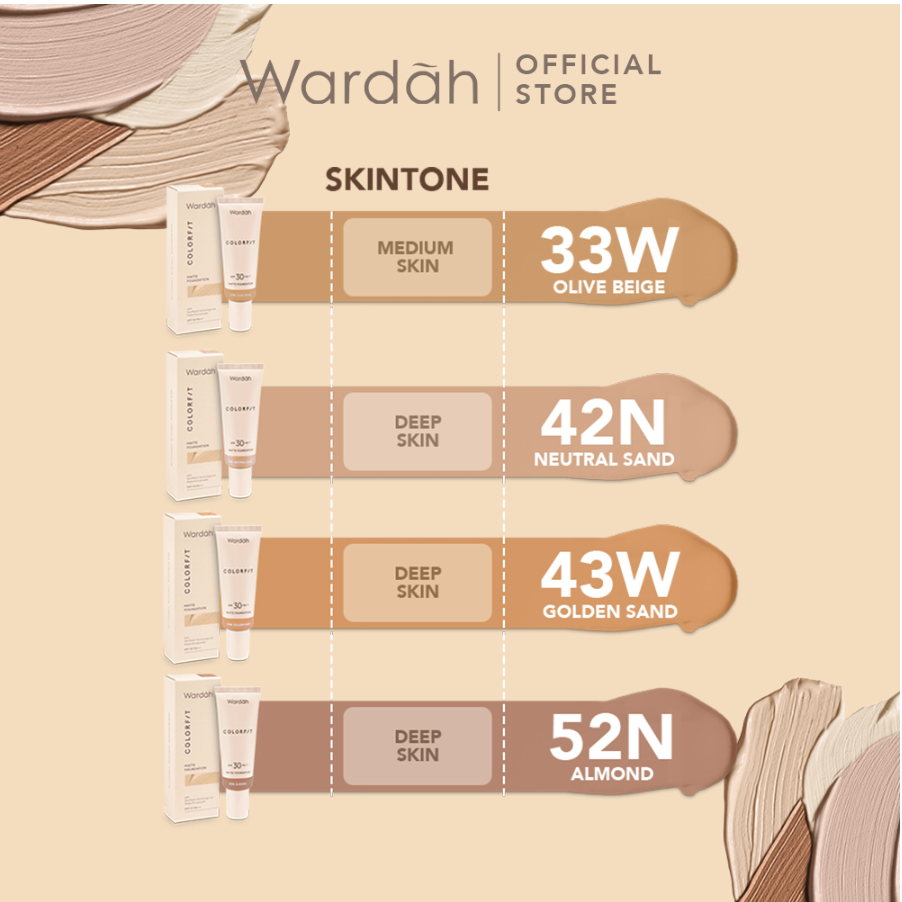 WARDAH COLORFIT MATTE FOUNDATION - 25ML