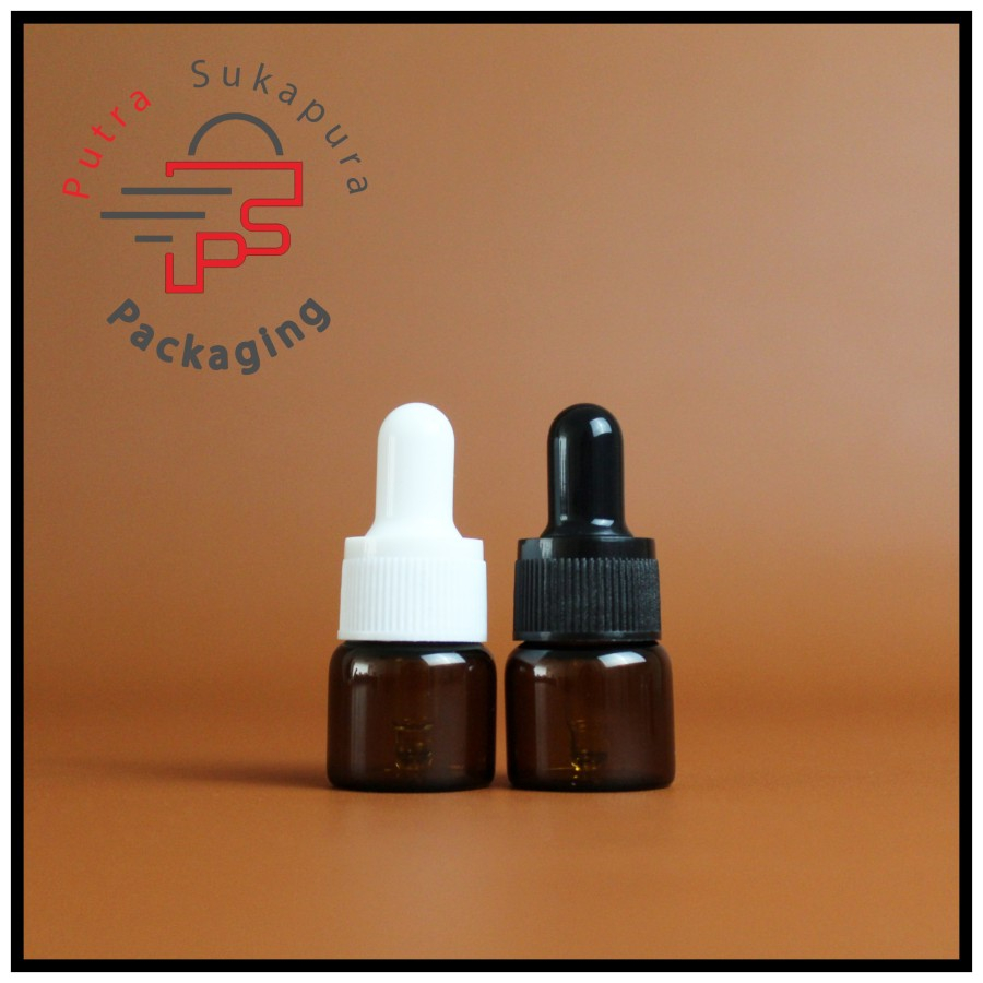 botol kaca pipet 5ml amber / botol kaca pipet 5ml bening / botol serum 5ml