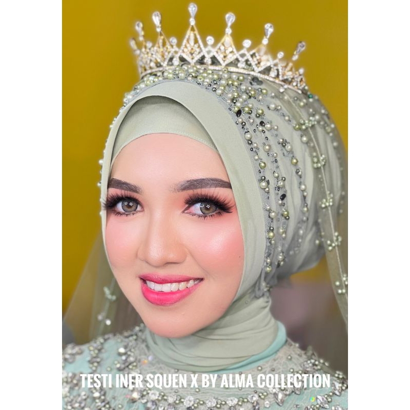 (COD) Iner squenX by alma collection/hiasan pengantin/ aksesoris hijab pengantin