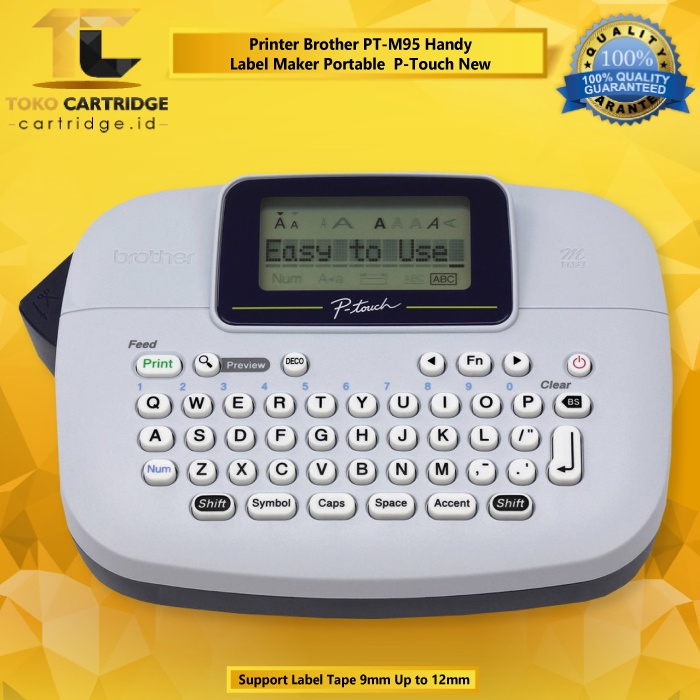 

Printer Label PT M95 PT-M95 Handy Label Maker Portable P-Touch New