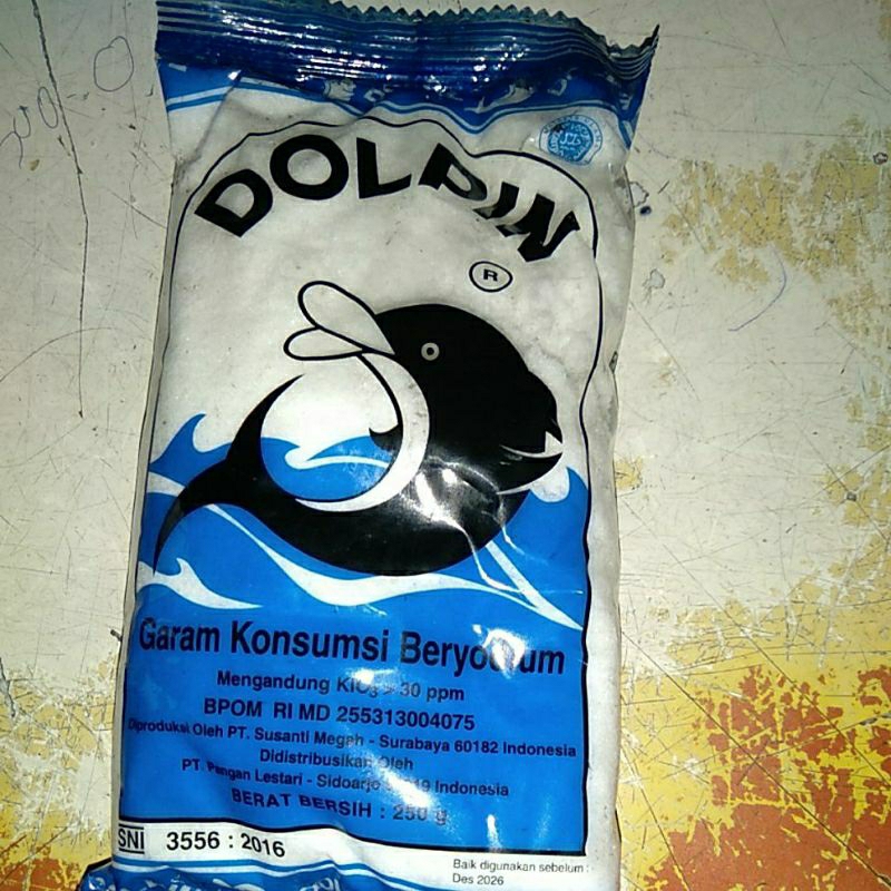 

Garam dolpin 250 gr