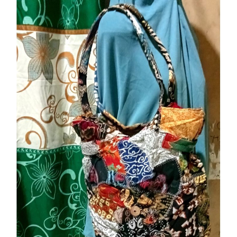 tas batik wanita kain perca