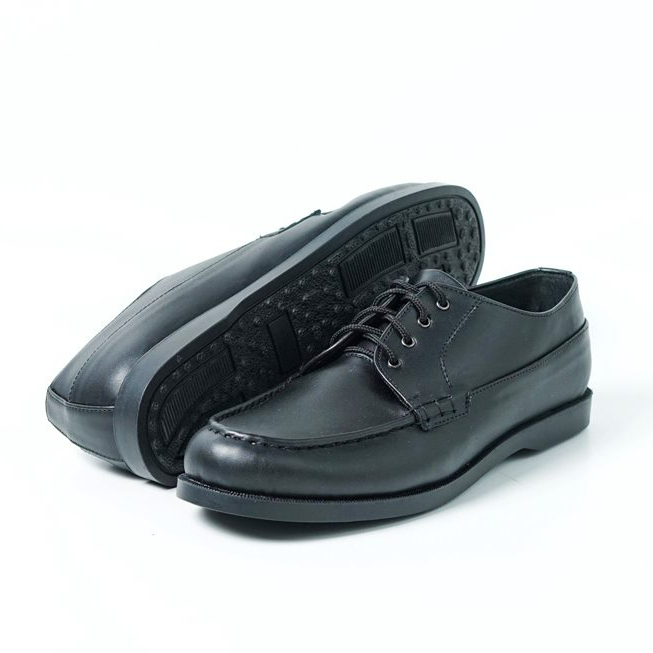 DIXON BLACK |ManNeedMe x JACK| Sepatu Pantofel Pria | Sepatu Derby Formal ORI