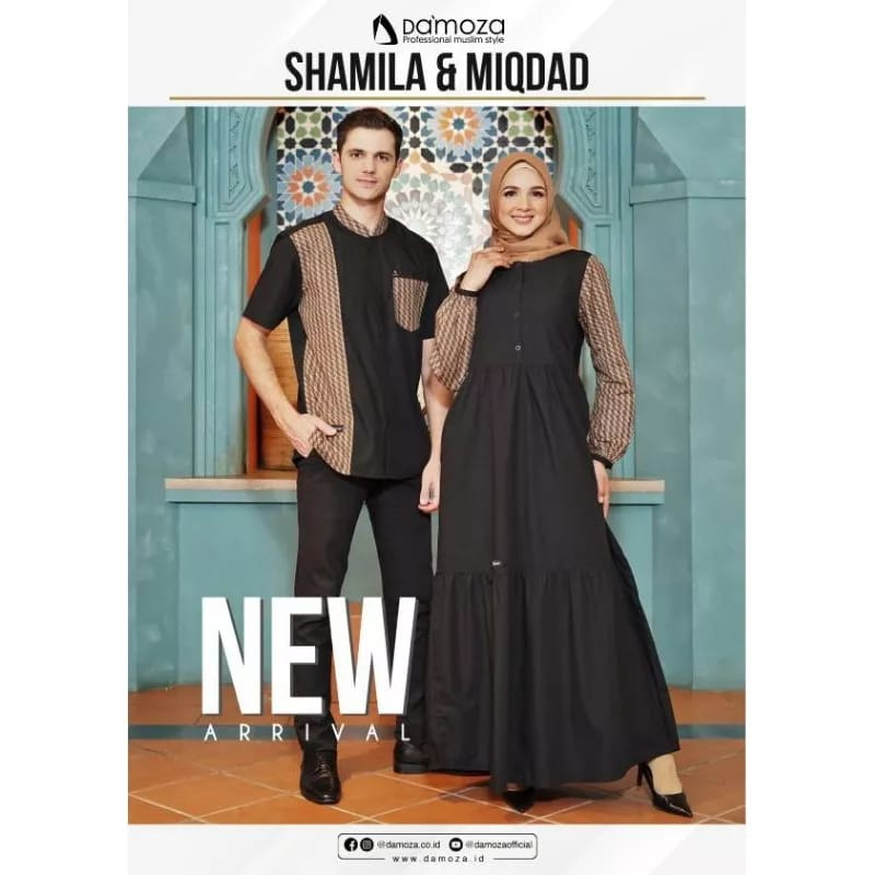 COUPLE by DAMOZA - GAMIS dan KOKO - COUPLE SHAMILA MIQDAD - BAJU COUPLE TERBARU 2023
