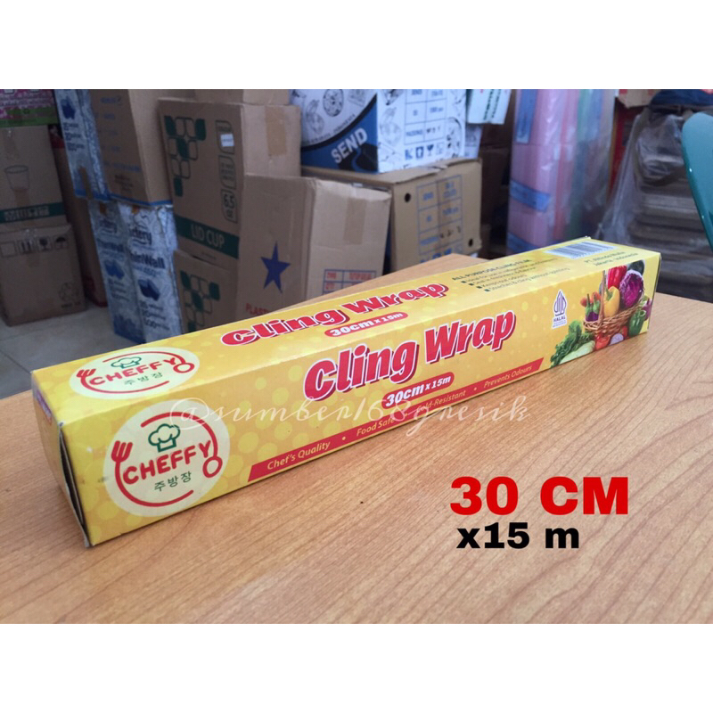 PLASTIK WRAP CLING WRAP 30cm FOODGRADE BPA FREE | PLASTIK WRAP CHEFFY | CLING WRAP DAIMARU | CLING W