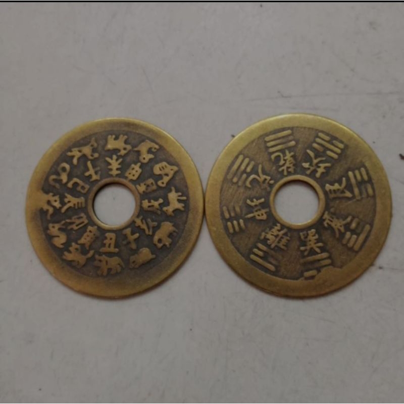 koin china 12 shio ukuran sedang