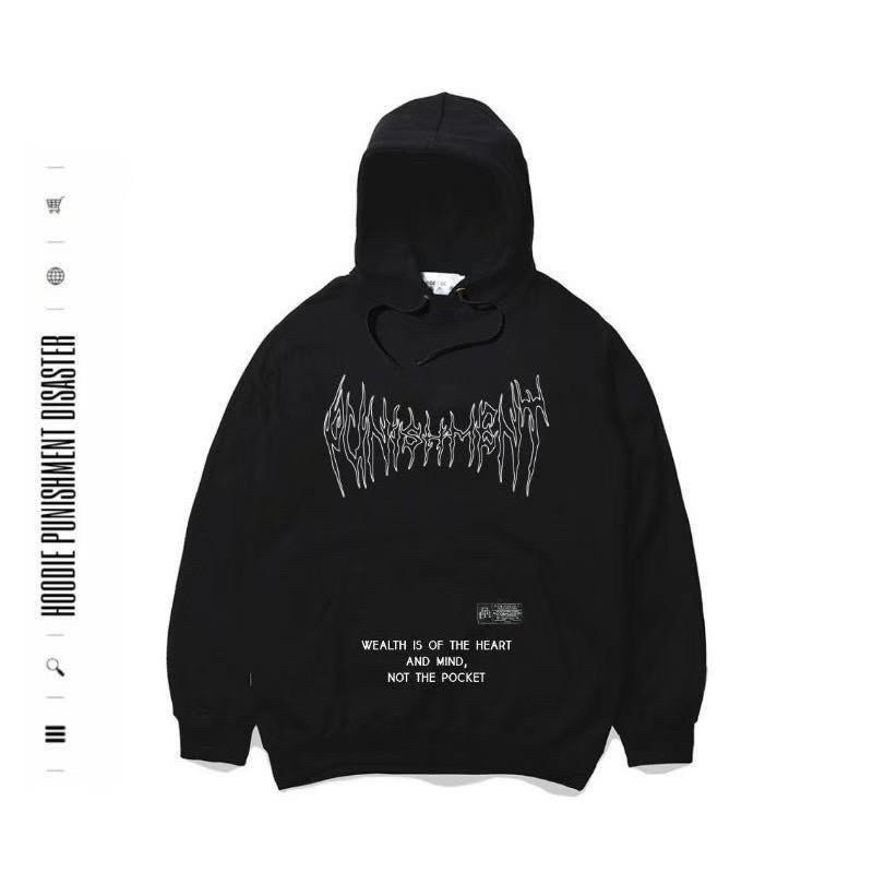 Sweater Hoodie Punishment Intensity Black