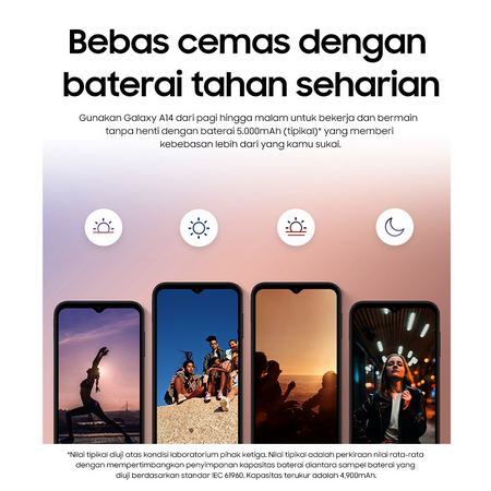 Samsung Galaxy A14 4/128 &amp; 6/128GB Garansi Resmi