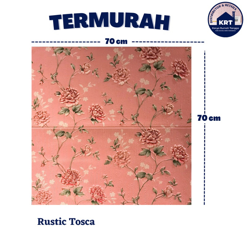 WALLFOAM RUSTIC 70X70CM WALLPAPER FOAM 3D