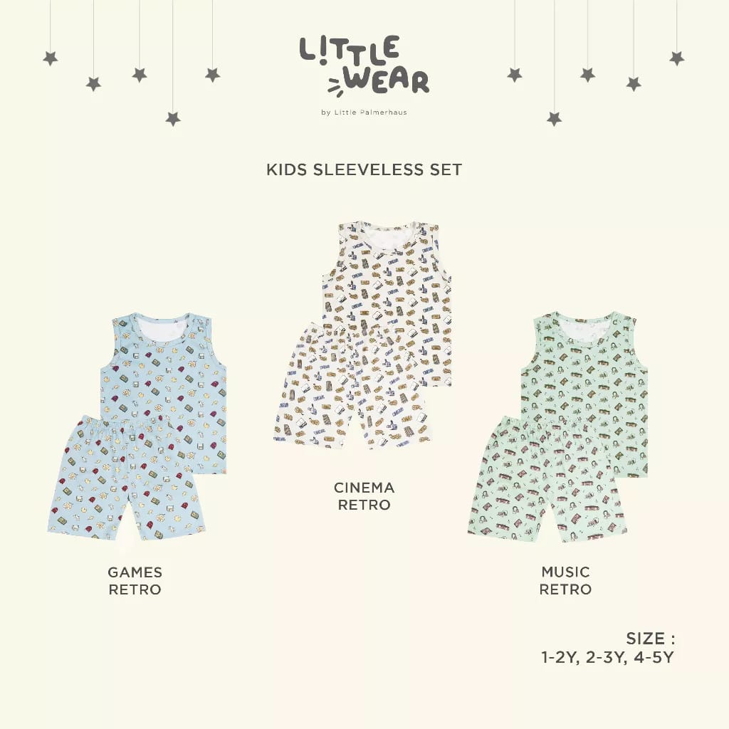 Little Palmerhaus Little Wear Kids Sleeveless Set - Setelan Baju Singlet