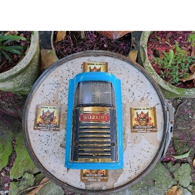 cover panel dada suzuki rc rc80 rc100 bravo spirit biru ORIGINAL panel dasi dada suzuki rc rc80 rc10