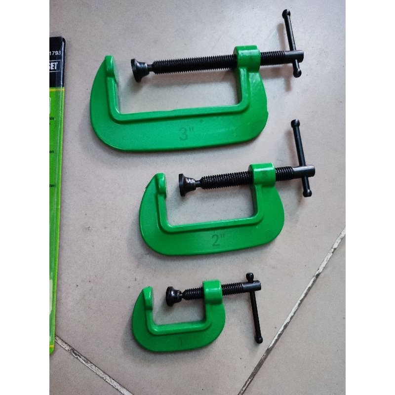 tekiro CC1793 catok clamp c klem C set 3pcs CC 1793