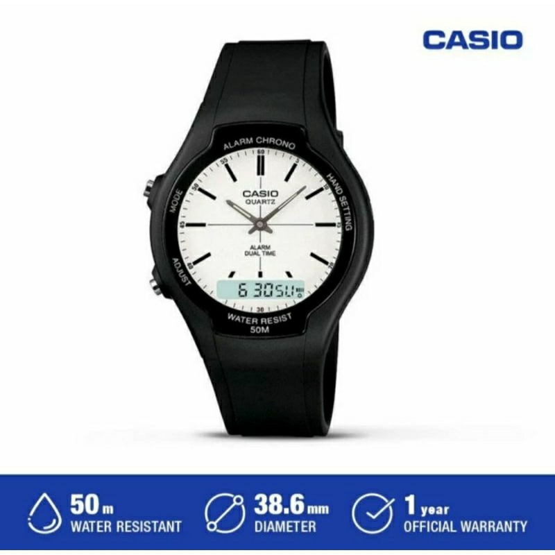Jam Tangan Pria Casio AW-90H-7EVDF / AW-90H-7E Original