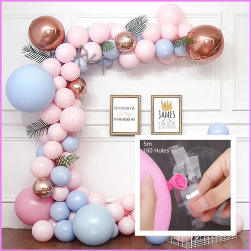 [100 Pcs] Balon Rantai / Balon Chain / Kait Balon Stripe / Tape Balon Dekorasi / Strip Balon / Party Chain Balon