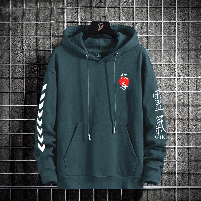 Hoodie Pria REIK sweater tren terbaru kece size L-XXL