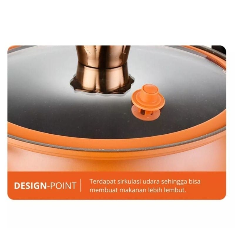 Panci Presto Model Buah Labu Anti Lengket Panci Labu Aesthetic Premium