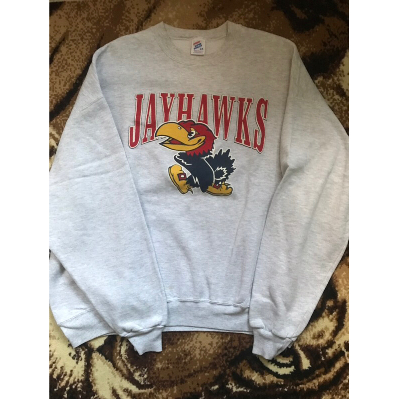 Crewneck Jayhawks by Jerzees