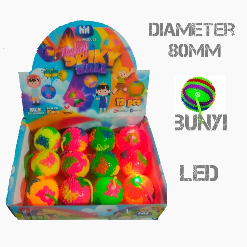 Mainan Bola Bunyi Nyala Flashing Ball