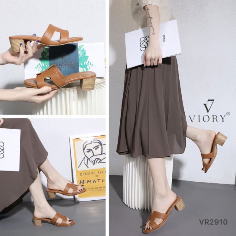 VIORY Chunky Sandal Heels Shoes #VR2910 ORIGINAL