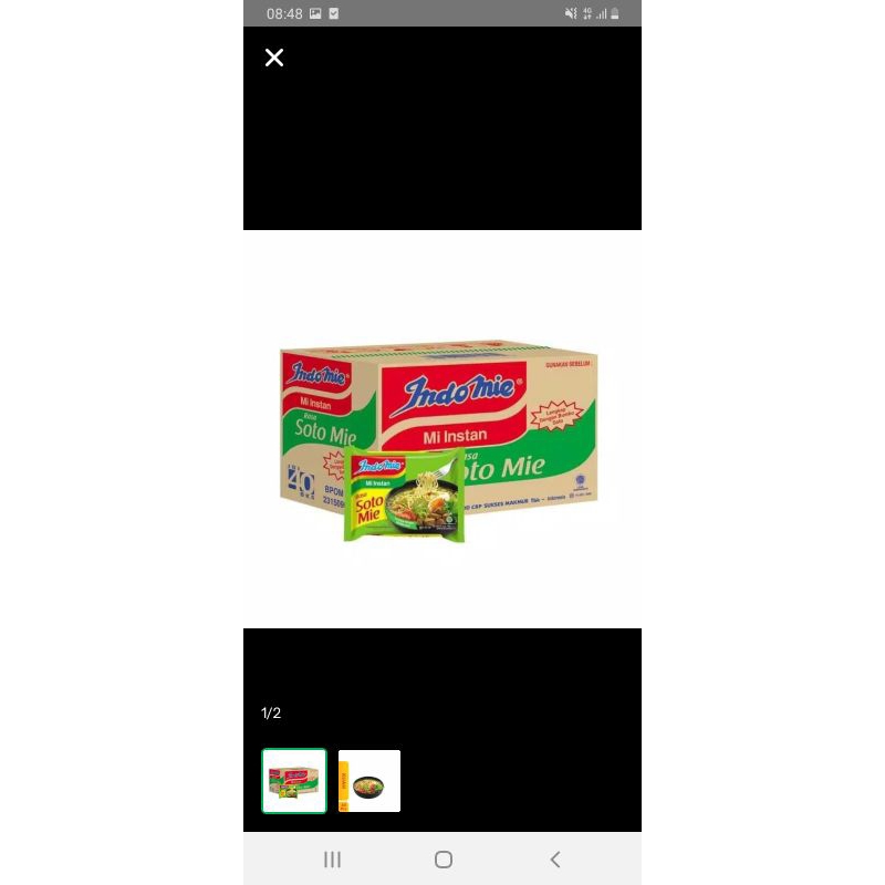 

Indomie soto setengah dus (20 bungkus)
