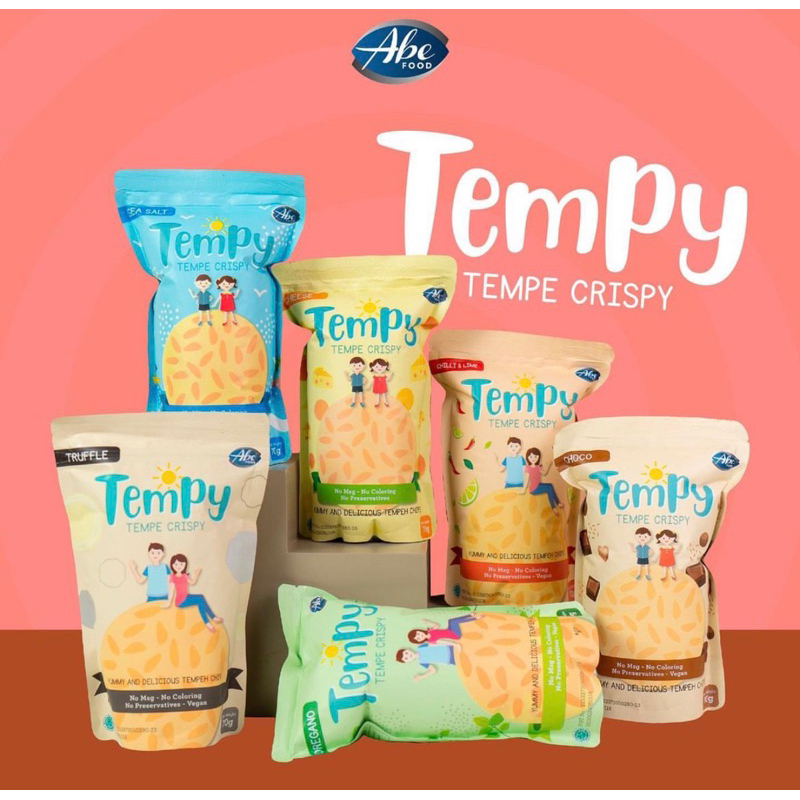 Abe Food Tempy Tempe Crispy 70Gr - Snack Anak - Makanan anak