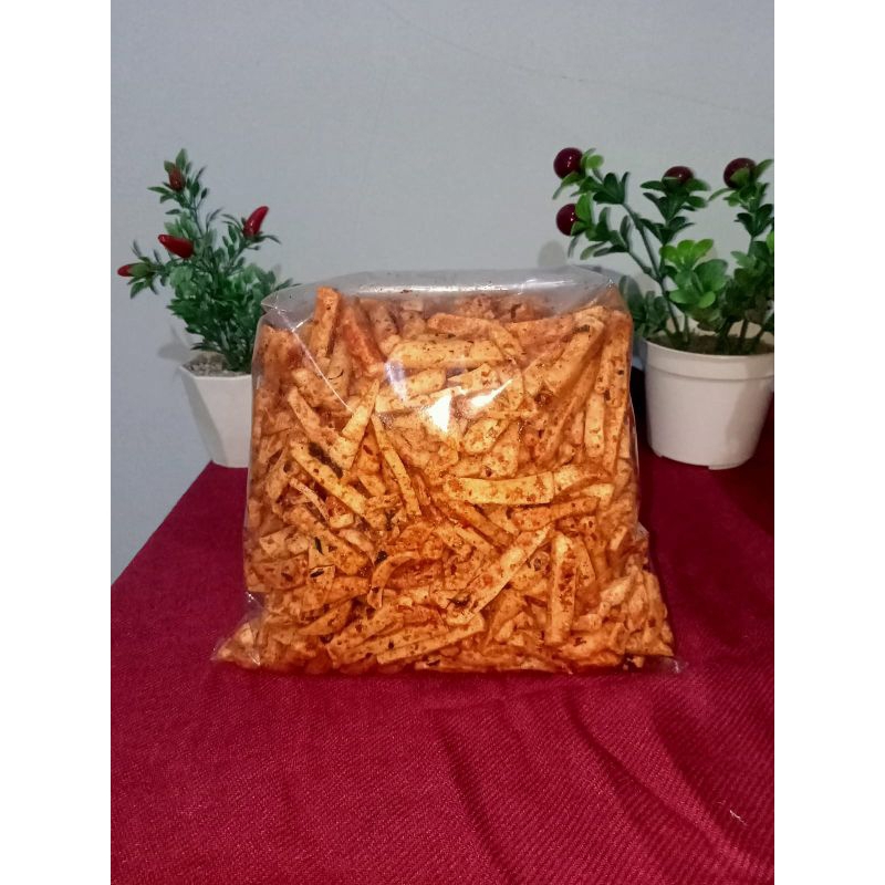 

Basreng Pedas Daun Jeruk isi 500gram